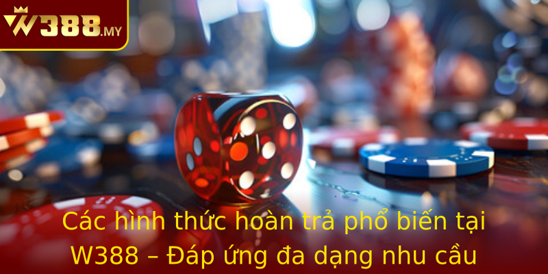 Các hình thức hoàn trả phổ biến tại W388 – Đáp ứng đa dạng nhu cầu của khách hàng Các hình thức hoàn trả phổ biến tại W388 – Đáp ứng đa dạng nhu cầu của khách hàng