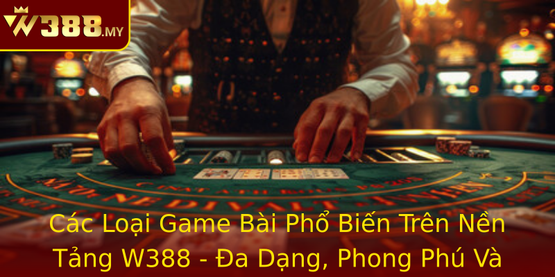 Các Loại Game Bài Phổ Biến Trên Nền Tảng W388 - Đa Dạng, Phong Phú Và Hấp Dẫn